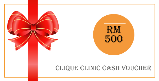 Clique Clinic Cash Voucher RM 500